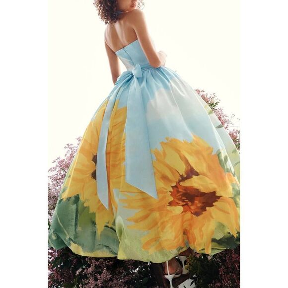 Leo Lin nadia volumous gown in Landscape US2 - Picture 2 of 12